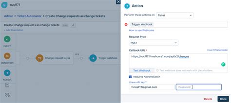 To do so, go to the JIRA Integration Profile and click "Open API Key Manager". . Freshservice webhook